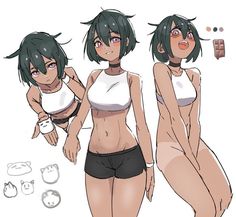 Tomboy Art, Art Anime, Anime Poses, Art Reference Poses