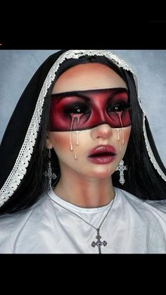 Halloween Makeup Ideas Creative, Makeup Ideas Creative, Easy Halloween Makeup Looks, Mummy Makeup, Makeup Ideas Halloween, Ghost Makeup