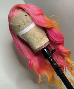 Baddie Ideas, Wig Maker, Orange Wig, Female Hairstyles, Color Wigs, Wig Collection, 13x4 Lace Front Wig