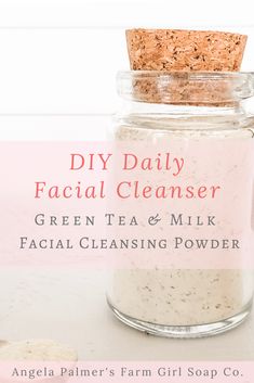 Cleanser Recipe, Cleanser Products, Tea And Milk