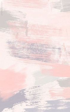 an abstract painting with pastel colors and brush strokes in pink, blue, grey and white