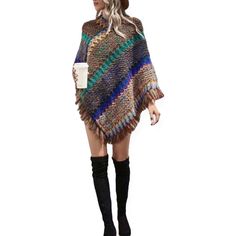 Kara Cham Brand New Sweater Kimono Poncho One Size Stretch Multicolored D21c004x0017 Multicolor One Size Poncho For Fall, One Size Multicolor Poncho For Fall, Multicolor Poncho Shawl For Winter, Cozy Multicolor Long Sleeve Poncho, Casual Multicolor Poncho For Winter, Multicolor Cape Poncho For Fall, Multicolor Shawl Poncho For Winter, Casual Multicolor Fall Poncho, Cozy Multicolor Poncho