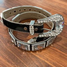 Black Hair On Hide Belt. Lots Of Bling!! Size Large All Stones Are There. This Belt Is Very Pretty And I Get Lots Compliments On It. Great Price On This Belt. Bb Simon Belt, Black Hair, Belts, Women Accessories, Stone, Hair, Women Shopping, Black, Color