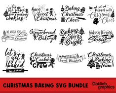 christmas baking svg bundle example