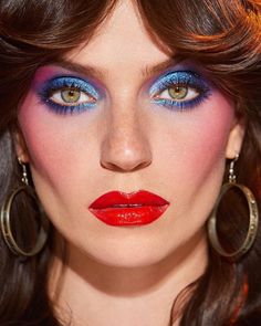 Disco Diva Makeup, Rosy Cheeks Makeup, 80s Inspired Makeup, Studio 54 Makeup, 1980 Makeup, 80s Eye Makeup