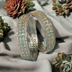 "Hey, Welcome to our shop! Indian Bollywood American Diamond Wedding Blue Bridal sabyasachi Inspired Bangle Set / CZ Stone Jewelry/ Fashion Women And Girl/ Engagement Jewellery/Pakistani Jewelry for Women/Silver Finish Bridal Bracelet Indian Jewelry Cubic Zirconia Bangles/ Rhodium Plated Bangle  < 1 DAY ITEM SHIPMENT | 7-8 Days Delivery TIME> About our Jewellery - Classic, Brilliant & Elegant. We deal in all type of Premium Indian Bollywood Jewellery. * AD Jewelry set * Kundan Necklace * Polki Jewellery * Uncut Jewellery * AD Ring * AD Bangles * AD Pendant Set * Pachi Kundan & many more.. * All our products are made with high-quality stones, the intricate texture and design makes it a must-have for every modern woman. 100% Brand New & 100% High Quality All jewelry Sets & Other Product Mate Fusion Style Bracelet For Wedding And Diwali, Fusion Style Wedding Bracelet For Diwali, Fusion Style Bangle For Wedding And Diwali, Bollywood Style Bangle For Diwali Wedding, Bollywood Bangle For Wedding And Diwali, Bollywood Style Wedding Bangle For Diwali, Jeweled Bracelets For Wedding And Diwali, Traditional American Diamond Bangle For Festive Occasions, Festive Traditional Bangle With American Diamond