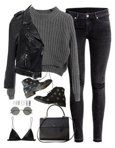 Claire Farron, Komplette Outfits, Edgy Outfits, Teen Fashion Outfits, Outfits Casuales, Cute Casual Outfits, Wearing Black, Polyvore Fashion