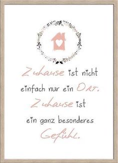 a card with the words in german and an image of a birdhouse