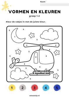 a coloring page with the words vornen en kleuren on it