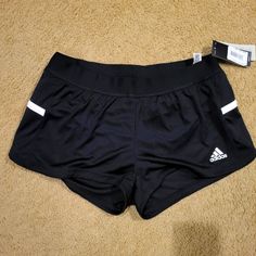 Nwt! Adidas Women's Running Shorts; Featuring Climacool Wicking, These Shorts Are Great For Professional Athletes Or Everyday Athletes. Featured In Black With White Trim, They Come Sized In Women's Large. Casual Athletic Shorts With Adidas Logo For Sports, Casual Adidas Athletic Shorts For Sports, Casual Adidas Athletic Shorts For Workout, Adidas Stretch Athletic Shorts For Running, Adidas Athleisure Athletic Shorts For Jogging, Adidas Sporty Shorts For Jogging, Sporty Adidas Shorts For Jogging, Sporty Adidas Shorts For Sports, Adidas Casual Shorts For Training