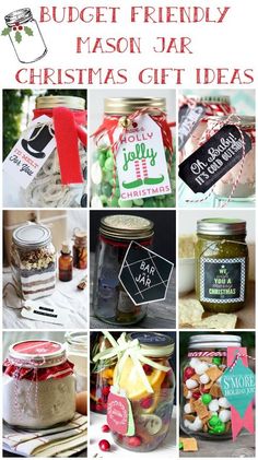 mason jar christmas gift ideas for the home