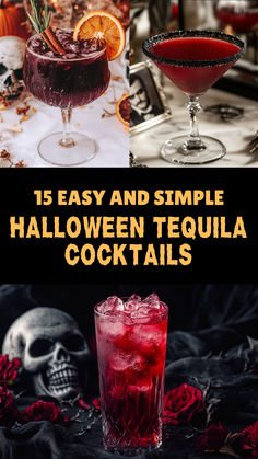 Halloween Tequila Cocktails Halloween Alcohol, Cocktail Recipes For A Crowd, Halloween Drinks Alcohol, Caramel Vodka, Apple Cocktail, Halloween Cocktail, Raspberry Vodka, Halloween Bingo