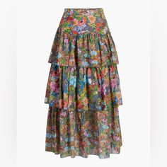 Gorgeous Skirt By Warm Creamy Carbonara, Long Skirt Top Designs, Crispy Pancetta, Warm Skirts, Long Skirt And Top, Leisure Dress, African Fashion Skirts, Maxi Skirt Dress, Floral Maxi Skirt