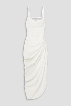 Twill Dress, Rebecca Vallance, Draped Skirt, Dress For Woman, Wedding With Kids, Clothing Care, Modern Bride, Badgley Mischka, Lingerie Sleepwear