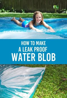 how to make a leak proof water blob from clumsy crafter Water Activities For Kids, Summer Water Activities, Mermaid Lagoon, Water Day, Water Games, Water Party, Kids Water, Summer Water