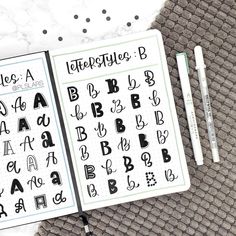 Letter Shadowing, Letters Styles, Alfabeto Lettering, Letter Styles, Cursive Lettering, A6 Notebook, Hand Lettering Fonts, Cursive Letters