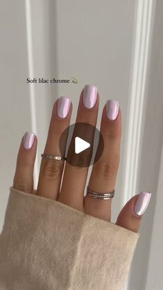 Aimee L Link on Instagram: "It’s timeless ✨

Using pastel lilac gel polish from @glitterbels 🤍

Learn all my chrome tips join my masterclass this Thursday!  Comment a ✨ for more info 🫶🏼🫶🏼🫶🏼

#chromenails #chromenail #chromenailart #naildesigns #nailinspo #fallnails #autumnnail #telfordnails #shropshirenails" Lilac Gel Polish, Chrome Tips, Chrome Nail Art, Pastel Lilac, Autumn Nails, Chrome Nails, Paint Designs, Master Class, Gel Polish