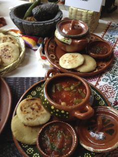 some food is sitting on a table and ready to be eaten