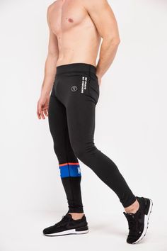 Description: Black With Rubber Print Logo Men’s Workout Leggings
Compression Level: Medium to High
Squat Tested with Zero Transparency
Bounce-Proof Phone Pocket
Zip Pocket For Cash & Keys
Sweat-wicking Poly / Spandex with 4-Way Stretch
Tough-stitch Blue Feature Panel and Rubber Print Logos.
Ergonomic Waistband
Reinforced Stitching & Flat Seams
Embroidered Bolt Logo
Machine Wash Cold, Quick Drying Leggings For Men, Track Star, Base Jumping, Star Black, Mens Leggings, Mens Compression, Performance Leggings, Running Sports, Gym Yoga