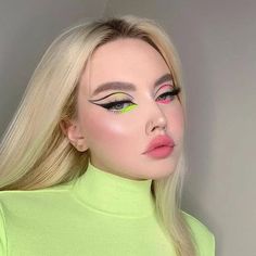 Maquillage On Fleek, Neon Makeup, Beautiful Eye Makeup, Makijaż Smokey Eye, Edgy Makeup, Crazy Makeup, Creative Makeup Looks, Eye Makeup Art