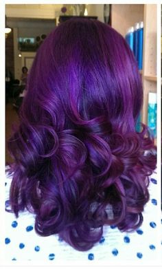 Electric Purple Hair, Manic Panic Electric Amethyst, Deep Violet Hair, Plum Purple Hair, Deep Purple Hair, Bright Purple Hair