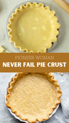 Pioneer Woman Never Fail Pie Crust Ree Drummond Pie Crust, 12 Inch Pie Crust Recipe, Pie Crust Recipe Pioneer Woman, One Pie Crust Recipe, Pie Crust Made With Butter, 2 Pie Crust Recipe, Pioneer Woman Pie Crust Recipe, Pioneer Woman Pie Crust, Chicken Pie Crust