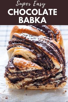 Babka Bread, Baked Dessert, Polish Traditions, Chocolate Babka, British Baking, Bread Recipes Sweet, Jewish Recipes, Chocolate Filling