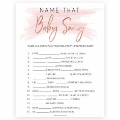 the name that baby song is shown in pink watercolor