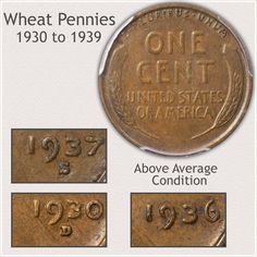 an old penny is shown with the date and year in different languages, including one cent