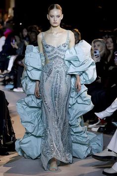 Elven Style, Zuhair Murad Haute Couture, Bridal Party Attire, Fashion Designers Famous, Spring Couture, Capes For Women, Famous Fashion, Zuhair Murad, Gorgeous Gowns