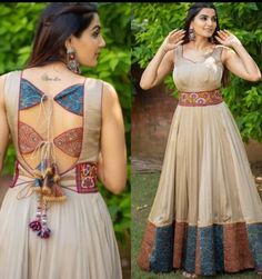 Dresses Out Of Sarees Design, Kurti Latest Design, Latest Designer Party Wear Dresses, Indian Style Dress, Clothing Fancy, Bridesmaid Suits, Fancy Gown, Dress Bridesmaids, Navratri Dress