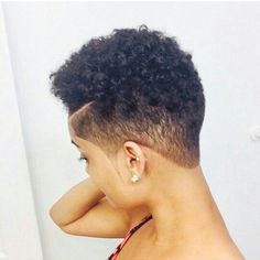 Tapered Fade, Curly Hair Fade, Short Sassy Hair, Natural Hair Beauty, Sassy Hair