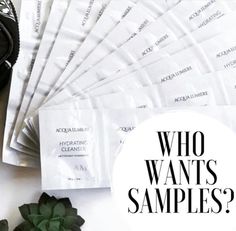 Who wants free samples? Anti Aging Makeup, Hydrating Eye Cream, Network Marketing Companies, Skincare Samples, Hydrating Cleanser, Acne Marks, Anti Aging Treatments, Cosmetic Skin Care