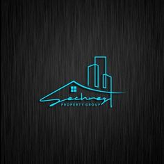 the seattle property group logo is shown on a dark wood paneled background with blue lines