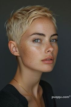 Women’s Cropped Hair, Cropped Hairstyles For Women, Womens Very Short Hairstyles, Very Short Hair Blonde, Short Cropped Hair Over 50, Buzz Pixie Haircut, Pre Chemo Haircut Pixie Hair, Grow Out Buzz Cut Women, Natural Blonde Pixie