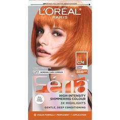 PRICES MAY VARY. Feria Is Multi-Faceted Permanent Hair Color: Known for shimmering color and edgy colors, Feria permanent hair dye kits transform hair from blah to brilliant; The Power Shimmer Feria Conditioner seals and smooths for lasting bold color that will turn heads Multi-Tonal, Shimmering Feria Hair Color: With 50 plus bold shades ranging from deepest black hair, platinum blonde & smoky silver hair dye, Feria hair color kits are inspired by cutting-edge fashion & the latest trends, no app Copper Hair Dye, Feria Hair Color, Deep Black Hair, Silver Hair Dye, Blue Black Hair Color, Edgy Hair Color, Blue Black Hair, Bold Hair Color, Weak Hair