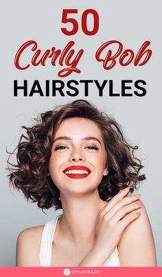 Pelo Bob Ondulado, Short Curly Cuts, Short Curly Bob Hairstyles, Short Wavy Haircuts, Fine Curly Hair, Bob Haircut Curly, Stylish Short Hair, Thick Wavy Hair, Corte Bob