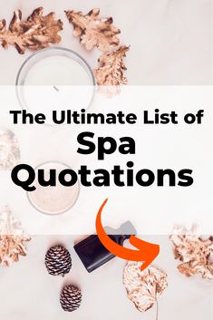 Get inspiration from these spa quotations and massage therapy quotes. You'll find relaxing quotes, pampering quotes, funny spa quotes, day spa quotes, relaxation quotes, sauna quotes, and beauty salon quotes. All available as Instagram and Pinterest images.