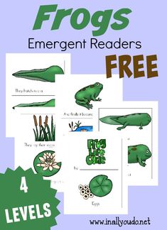 frog emerger for kids to learn how to read frogs