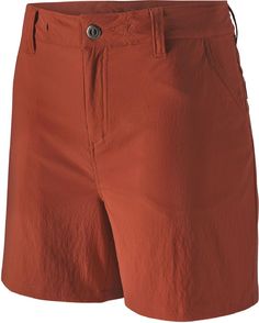 Versatile and comfortable  the women's Patagonia Quandary 5 in. shorts are made of a stretch-woven material that moves with you  whether you're hitting the trail for a day hike or an overnight outing. Patagonia Hiking Shorts With Pockets, Patagonia Hiking Shorts, Patagonia Nylon Shorts, Patagonia Outdoor Shorts, Patagonia Moisture-wicking Sports Shorts, Hiking Shorts, Patagonia Womens, Hiking Women, Rei Co-op