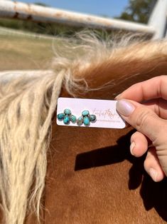 Turquoise Earrings Studs, Western Jewerly, Ag Teacher, Silver Smithing, Country Rings