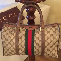 Reposhing This Item I Purchased From @Vrussell418. Loved It, But Ready To Rotate For Something New. Questions? Leave A Comment Below! Gucci Treasure Boston Bag, Gucci Boston Bag Brown, Vintage Gucci Shoulder Bag With Removable Pouch, Vintage Gucci Bag With Removable Pouch, Vintage Gucci Shoulder Bag With Gold-tone Hardware, Boston Bag, Gucci Bags, Bowling, Something New