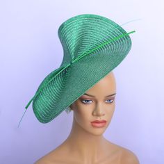 Hello!Welcome to our shop of  365daysCreations product information: Season:All Season Gender:Female Occasion:Party,Wedding,Melbourne cup,Kentucky Derby Material:PP straw,ostrich spines With 1.2cm satin headband at the back Color:green Cup Hat, Fascinator Hats Wedding, Hat Tea Party, Hat Party, Hat Wedding, Church Hat, Satin Headband, Melbourne Cup, Wedding Fascinators