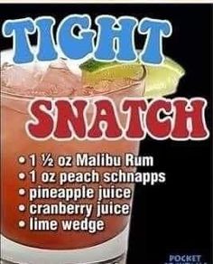 an advertisement for the night snatch featuring a drink with lime wedges on top and ice