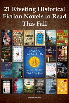 the book cover for 21 riveting historical fiction novels to read this fall