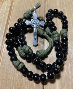 Catholic Paracord Rosary, St. Benedict Rosary, Durable Paracord Rosary Handmade - Etsy Nigeria Paracord Rosary, Army General, Army Women, St Benedict, Catholic Rosary, Dont Touch My Phone Wallpapers, Rosary Necklace, Rosary Catholic