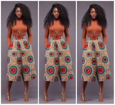 45 Ways African Women Are Rocking Ankara Palazzo Trousers With Tops - AfroCosmopolitan Ankara Trousers, Ankara Jumpsuit, Trendy Ankara Styles, Ankara Designs, African Styles, Fashion Diary, Latest Ankara