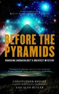 the cover of before the pyramids, with an image of a mountain in the background