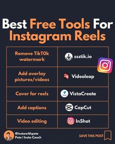 the best free tools for instagramm reels to use in your video game