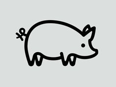 Hampress Icon by Aaron Moodie on Dribbble Game Controller Art, Pig Images, Pig Tattoo, Drawing Logo, Design Club, Pig Illustration, Pig Art